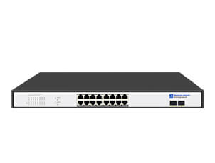 16 Ports Gigabit Unmanaged PoE Switch with 2 Gigabit SFP Uplink (SP5220-16PGE2GF)