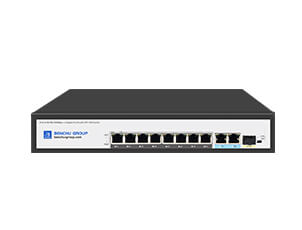 8 Port Gigabit PoE swtich with 2 Gigabit RJ45 and 1 SFP (SP5210-8PGE2GE1F)