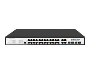 24 Ports Gigabit Managed PoE Switch with 4 Gigabit RJ45/SFP Combo