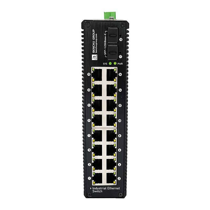 16 port poe industrial switch