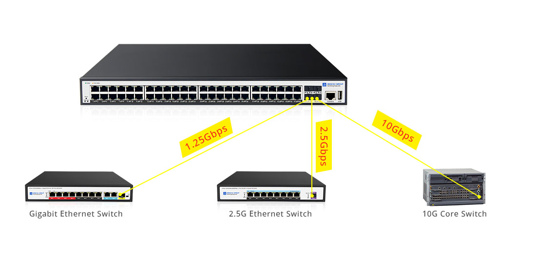 L3 Managed 48 port poe switch