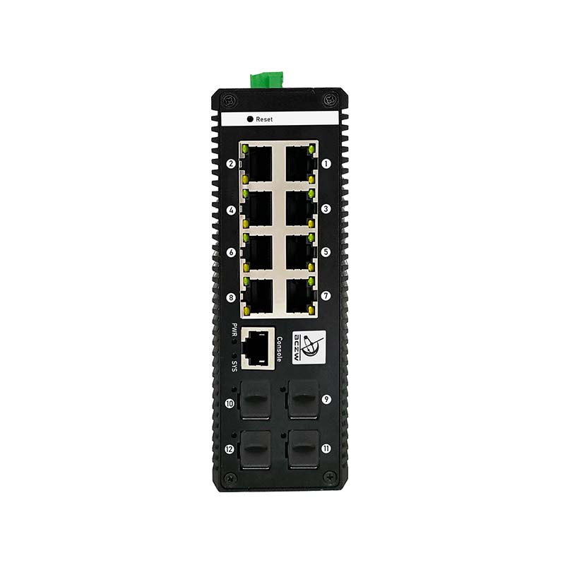 12 Port Industrial Managed Switch