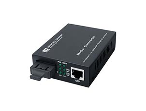 Gigabit Fiber Media Converter 1 X 10/100/1000M RJ45 To 1 X 1.25G SC Fiber Port