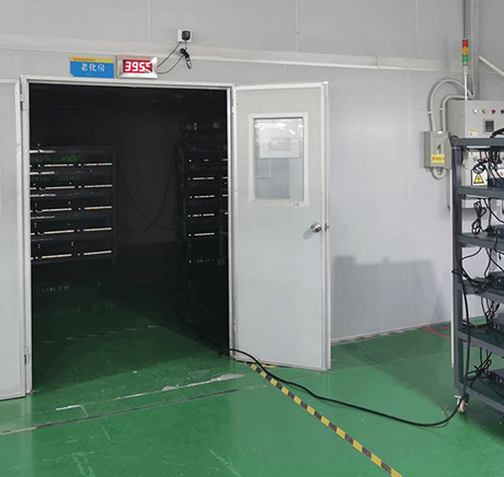 Industrial switch aging room