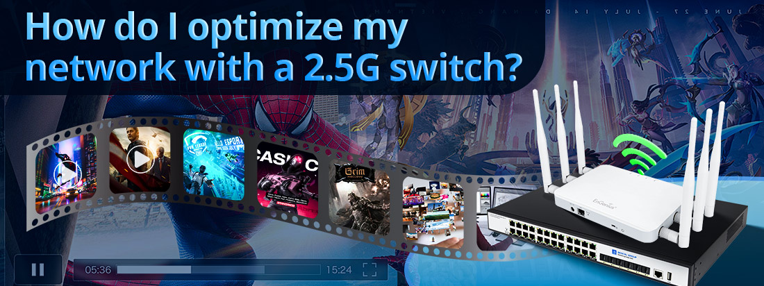 How do I optimize my network with a 2.5G switch