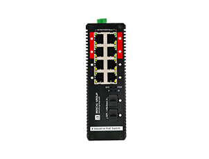 8 Ports industrial poe++ switch managed
