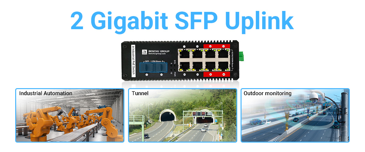 industrial UPoE+ managed switch with 2 gigabit SFP uplink is straightforward and efficient industrial UPoE+ managed switch with 2 gigabit SFP uplink is straightforward and efficient