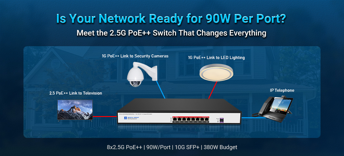 Is Your Network Ready for 90W Per Port? Meet the 2.5G PoE++ Switch That Changes Everything