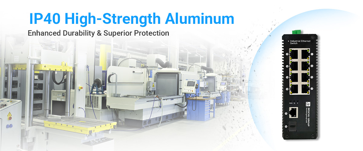 industrial PoE switch offers superior protection against physical damage and environmental factors