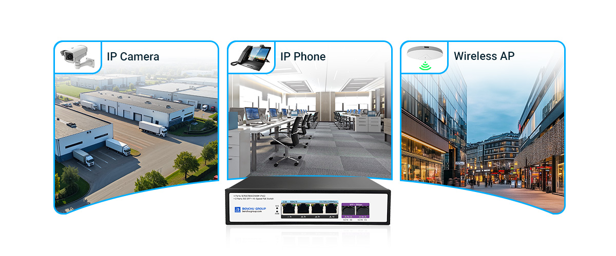 2.5G PoE switch significantly improves network efficiency by automatically detecting and classifying connected devices 2.5G PoE switch significantly improves network efficiency by automatically detecting and classifying connected devices