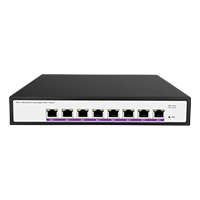 8-Port 10G Base-T Unmanaged Ultra PoE++ Switch SP5210-8PTE-8BT 8-Port Full 10G Unmanaged PoE++ Network Switch Product Thumbnail