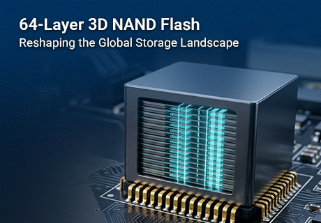 La production en série de mémoire flash NAND 3D à 64 couches par YMTC pourrait redessiner le paysage du marché mondial des puces de stockage.