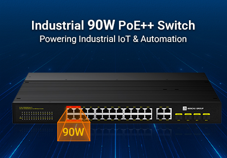 Alimentation en périphérie : le PoE++ 90 W de nouvelle génération propulse l'IoT industriel et l'automatisation vers l'avenir.