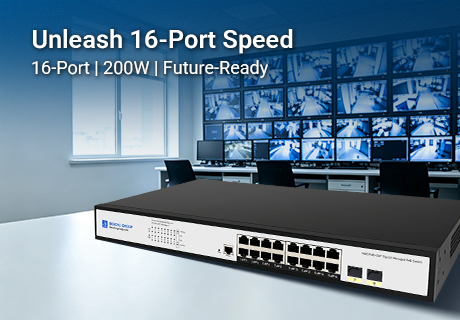 Un commutateur administrable Gigabit PoE+ à 16 ports révolutionnaire redéfinit les performances et la fiabilité des réseaux d'entreprise modernes.